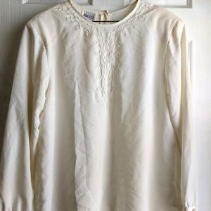 Vintage Women's Large Leslie Fay Blouse